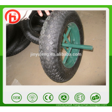 3.50-8 / 4.00-8 spokes style rim ,gem pattern ,pneumaitc, air rubber wheel for wheelbarrow